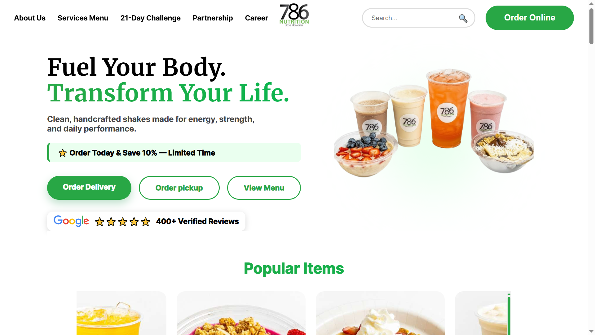 786 Nutrition Case Study